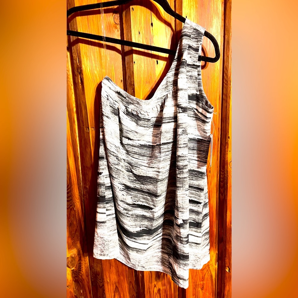 One shoulder blouse by H Halston NWT